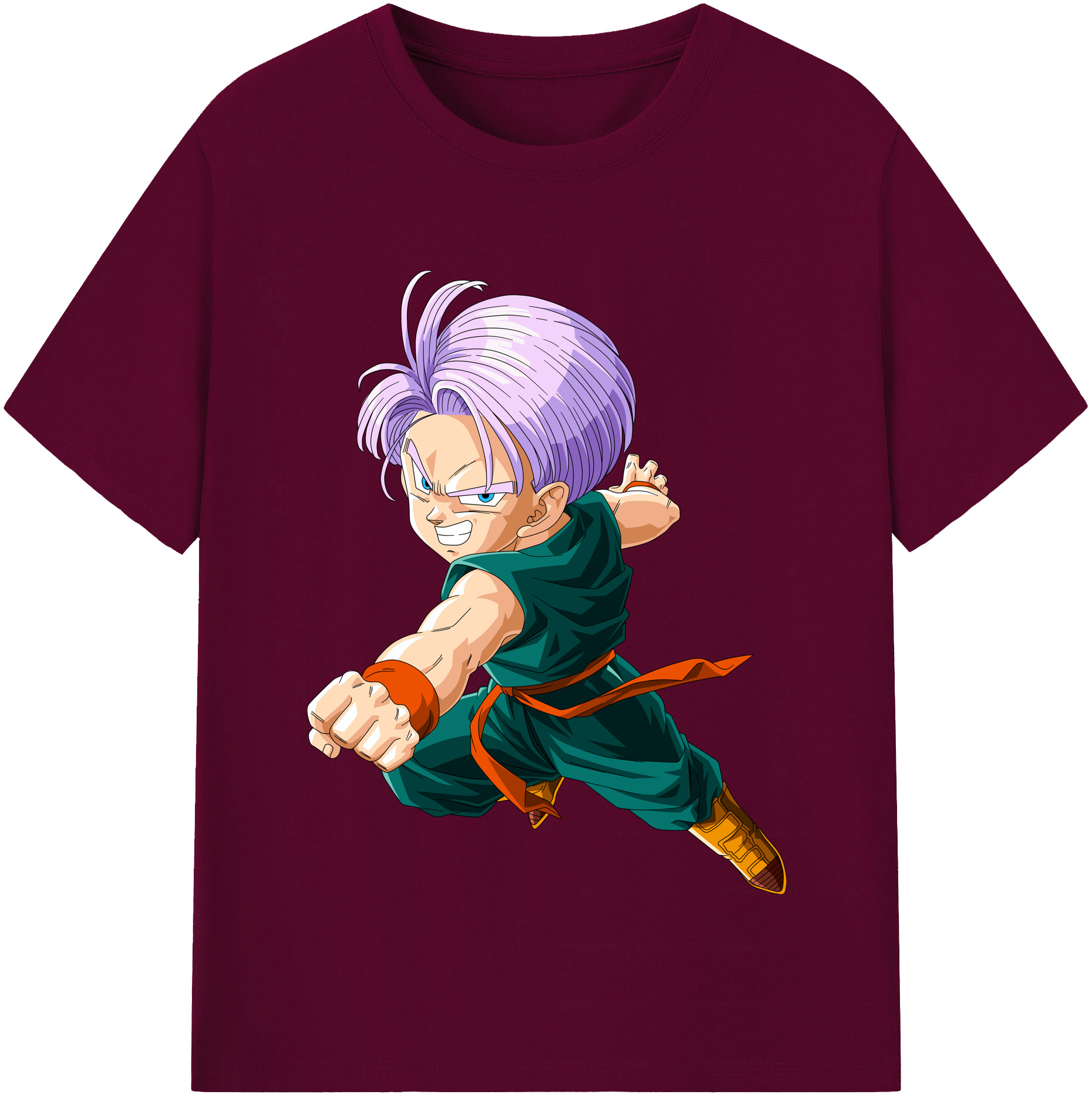 （画像用） ドラゴンボール トランクス（Torankusu）DRAGON BALL Trunks レディースカジュアルプリントTシャツ（綿100％）